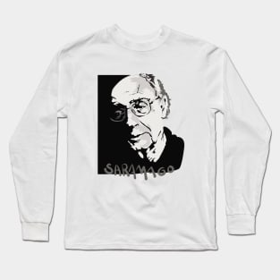 Portrait of Saramago. Long Sleeve T-Shirt